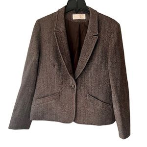 Pendleton Blazer VTG 100% Pure Virgin Wool Beautiful Herringbone Jacket Like New